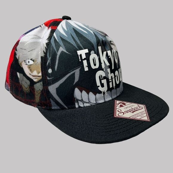 Tokyo Ghoul Anime Youth Hat Snap Back One Size Adjustable Cap - Picture 2 of 10